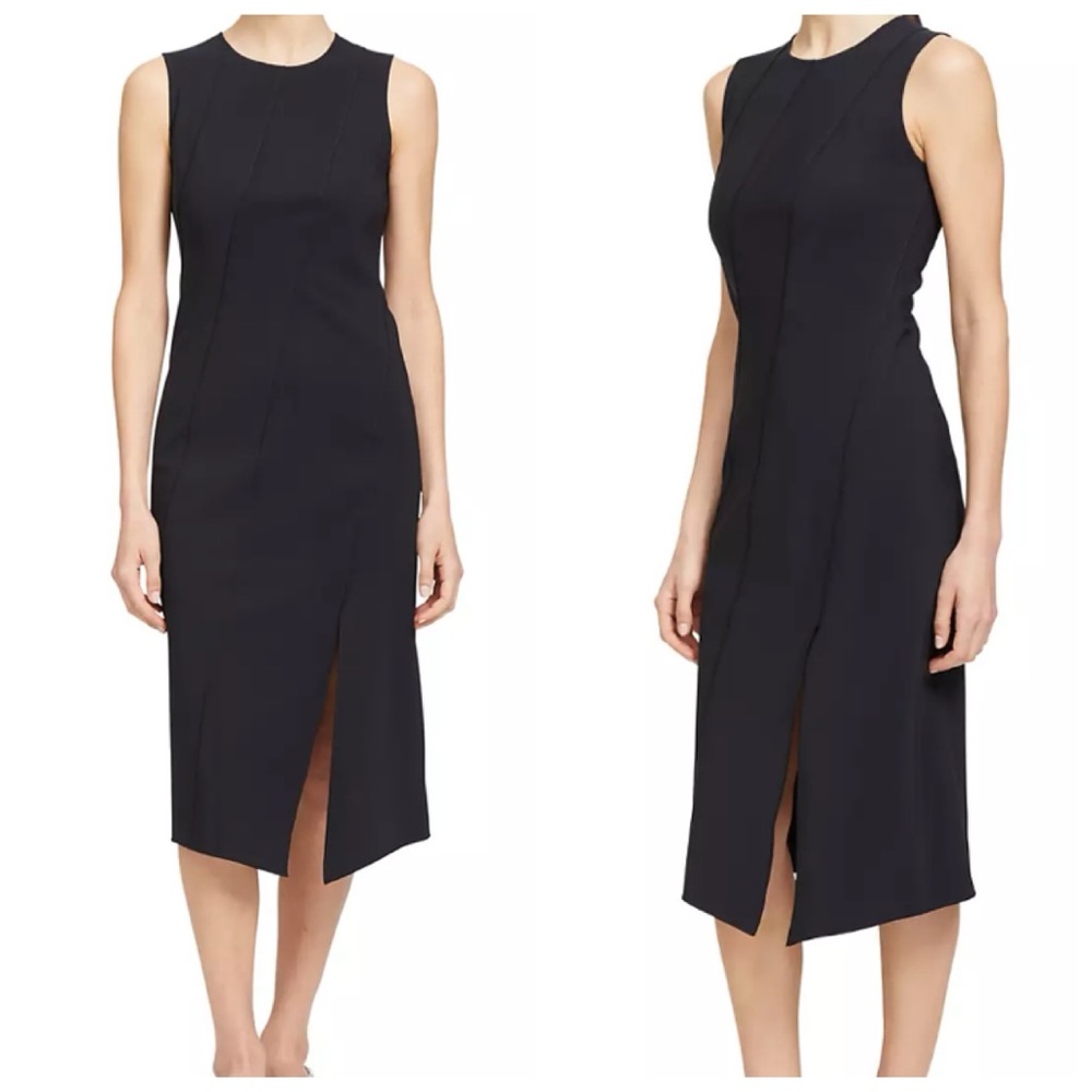 Theory Precision Ponte Bias Seam Dress